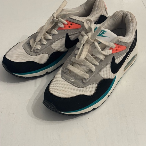 Nike Shoes - Nike Air Max Sneakers in Black, White, and Teal Size 6 Unisex